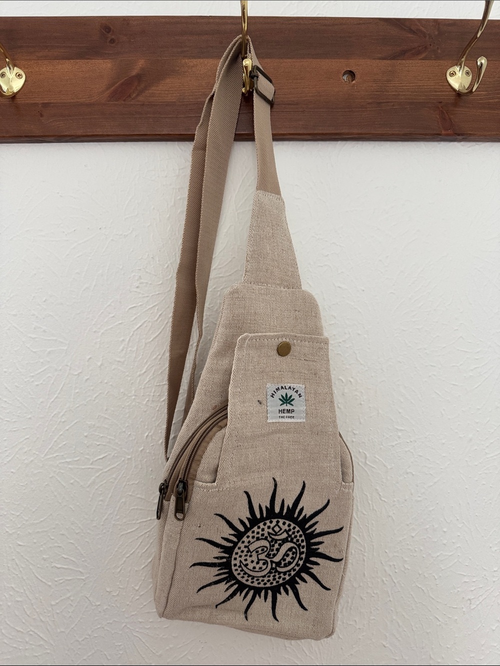 Himalayan Hemp Crossbody Sling Bag